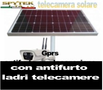Telecamera spia solare contro furto telecamera